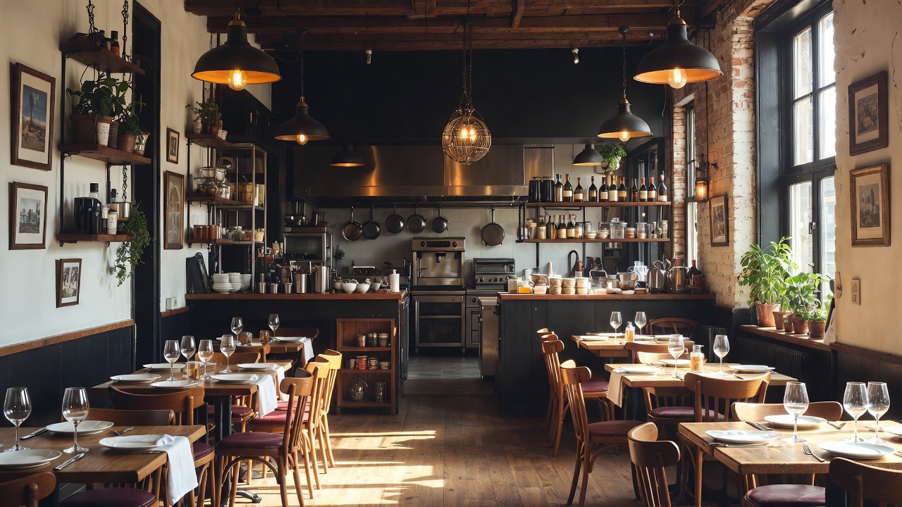 Elegant restaurant interior
