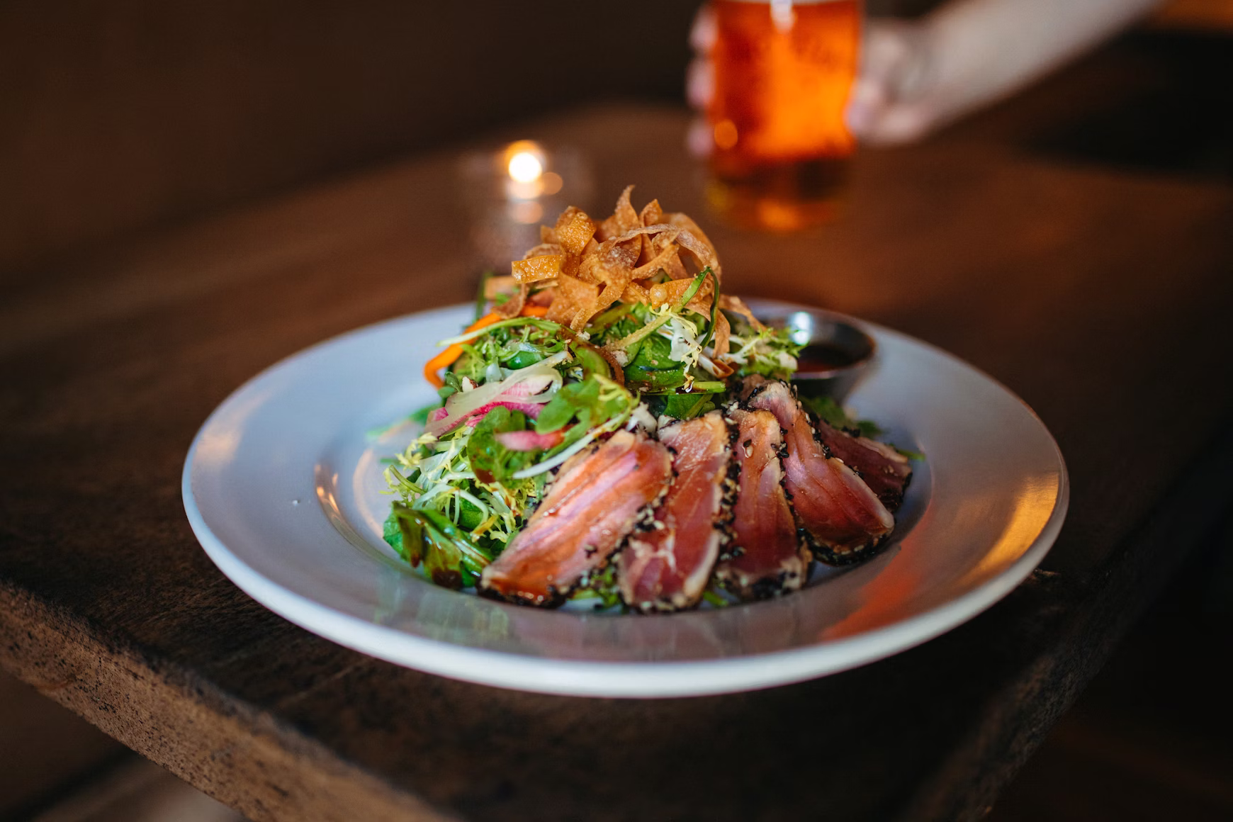 Signature plated dish